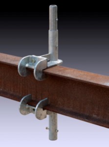 vertical leg hanging bracket, scaffolding